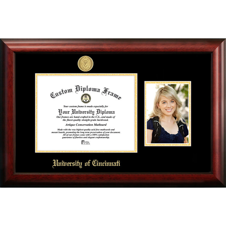 Campus Images University of Cincinnati Embossed Diploma Picture Frame